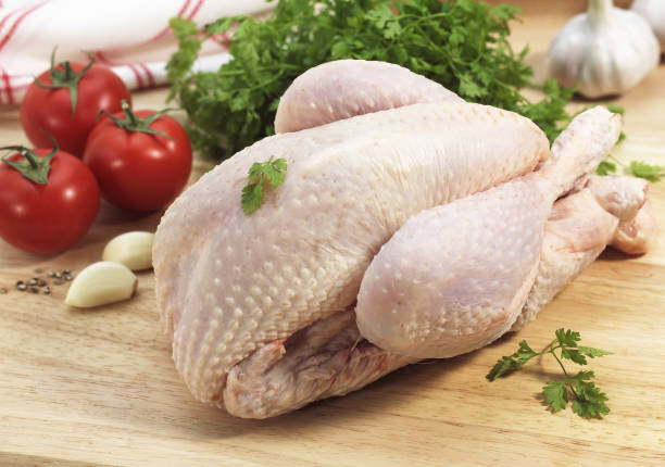 istock Chicken ready to be Cooked with Parsley, Tomatoes and Garlic 1250455393