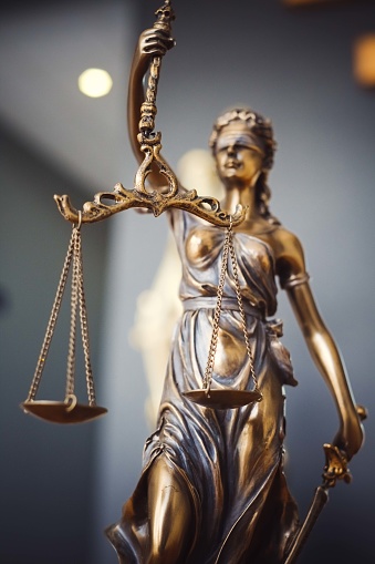 Statue Of Lady Justice - law and justice concept