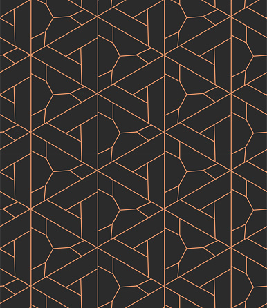 Continuous Classic Graphic Premium Textile Pattern Repeat East Vector ...