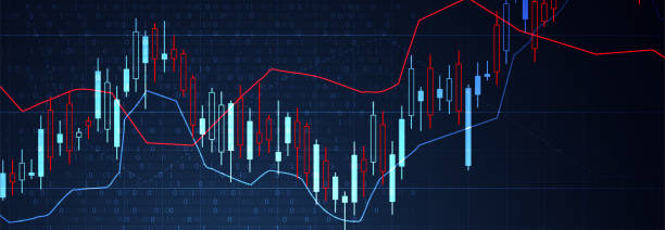 istock Financial trade concept. Stock market and exchange. Candle stick graph chart. 1250458191