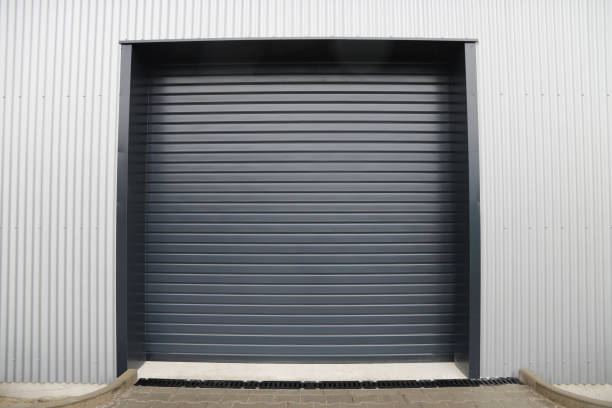 istock Industrial sectional door 1250458875