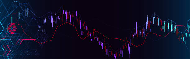 istock Financial trade concept. Stock market and exchange. Candle stick graph chart. 1250458989
