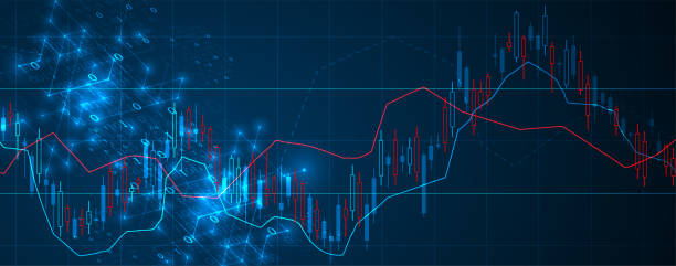istock Financial trade concept. Stock market and exchange. Candle stick graph chart. 1250459028