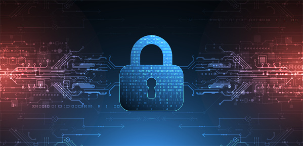 Protection Background Technology Security Encode And Decrypt Stock ...