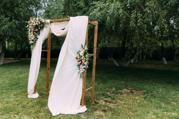 istock Arch for the wedding ceremony 1250468304
