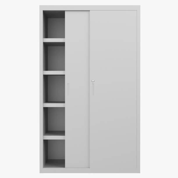 istock Office cabinet with sliding doors 1250479005