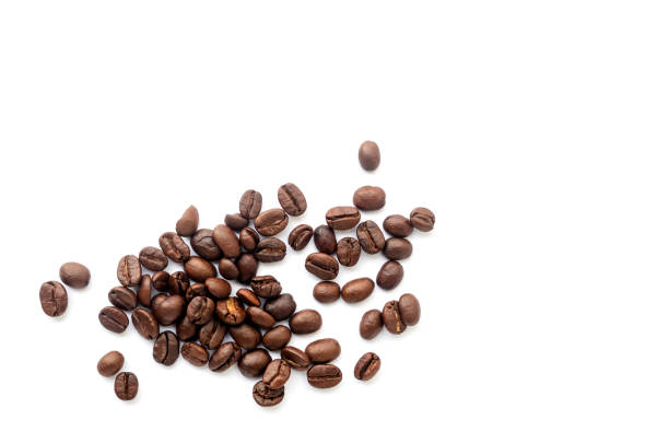 istock Coffee beans. Isolated on a white background. 1250479903
