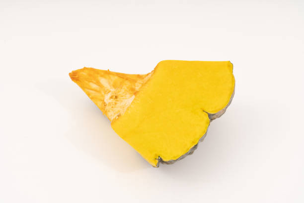istock Japanese pumpkin on white background. 1250483527