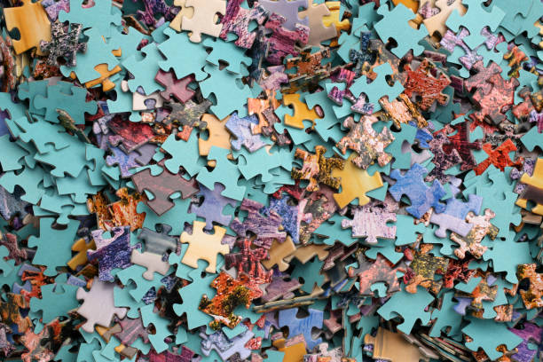 istock Pieces of a puzzle, for backgrounds or textures 1250486781