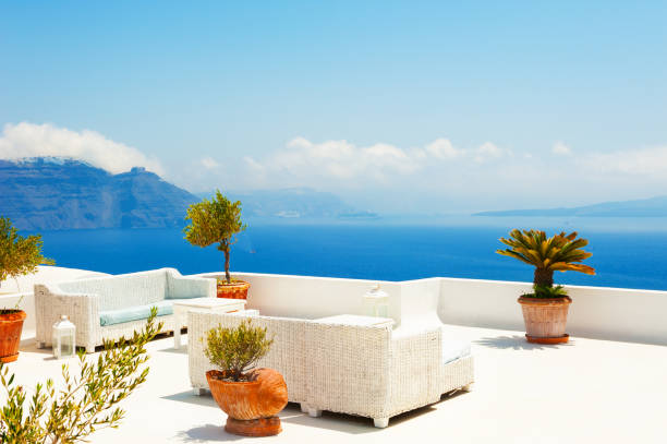 istock White architecture on Santorini island, Greece. 1250491703