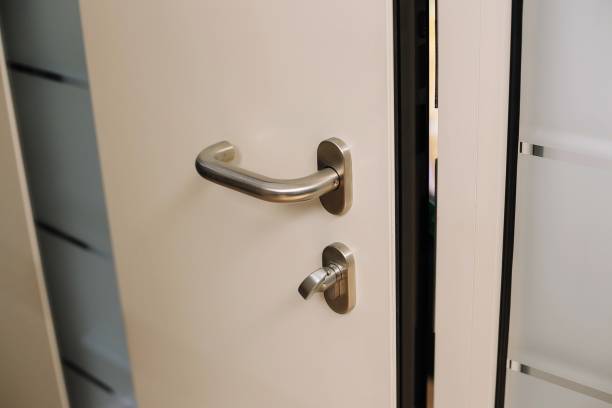 Open door of a family home. Open door of a family home. door chain stock pictures, royalty-free photos & images