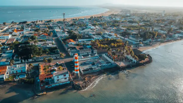 Photo of View of the town of Adícora, located in Falcon State, Venezuela