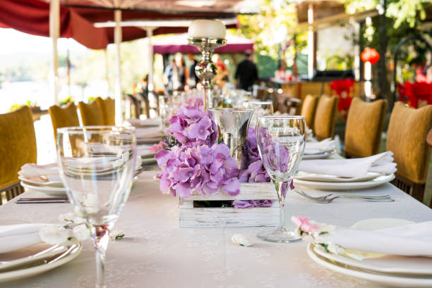 istock celebrity table is ready for ceremony with wine glass 1250499097