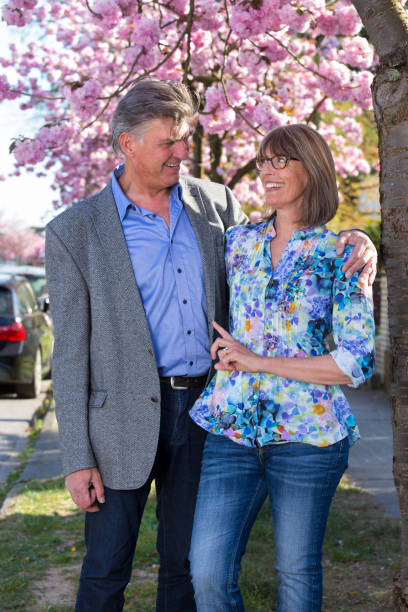 istock Affectionate senior couple laughing together. 1250499428