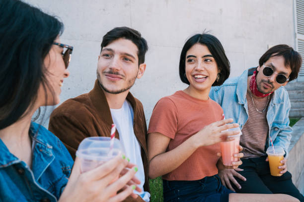 istock Group of friends having fun together. 1250503010