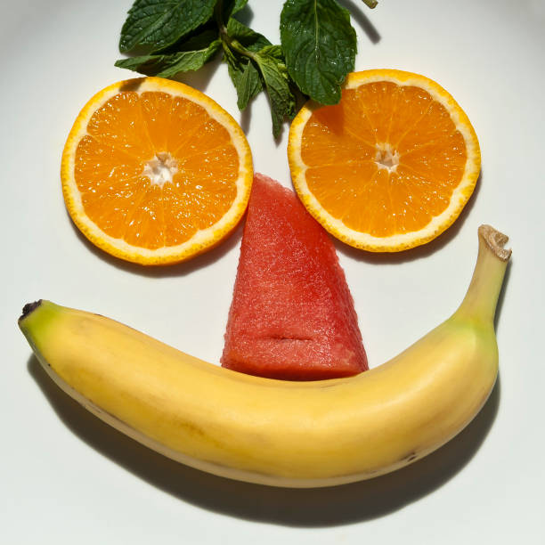 istock Funny face made from fruits 1250511116