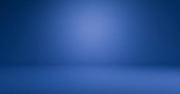 istock abstract blue wall room and lighting, blank space for copy background 1250511149