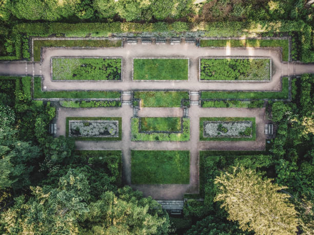istock Landscape garden from above 1250515638