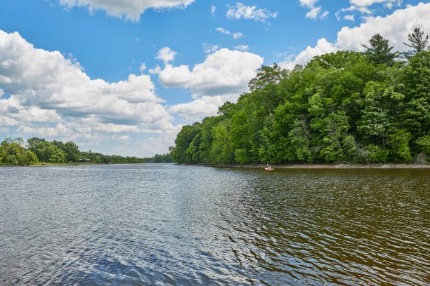 istock Kayaks in The Lake with Scenic View 1250520588