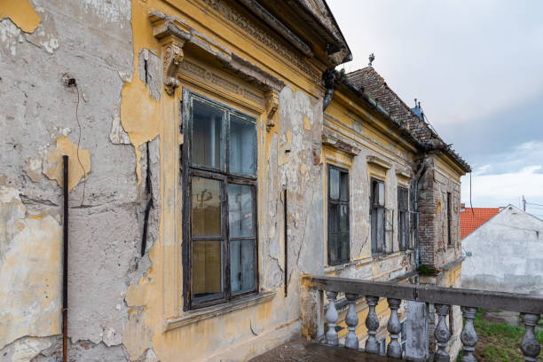 istock An abandoned mansion. Abandoned old castle 1250521293