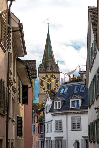 istock St Peter Church Clock Tower among other buildings 1250524916