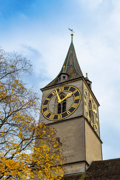 istock Clock Tower of St Peter Church 1250524944