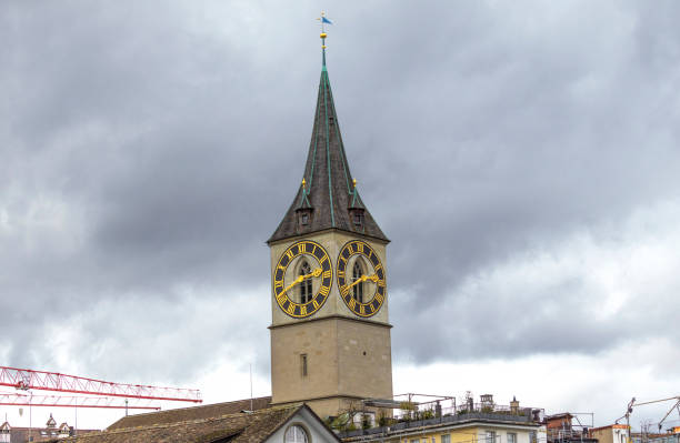 istock Clock Tower of St Peter Church 1250524960
