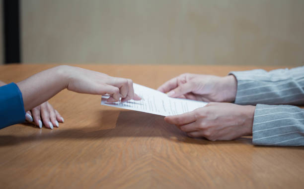 istock young HR woman interviews a candidate for a job. 1250531092