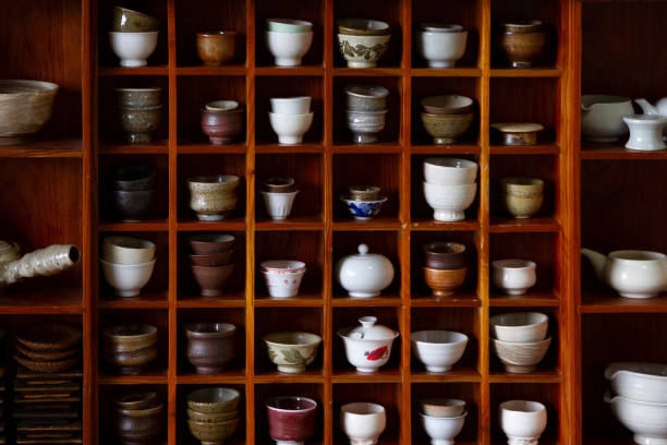 istock Teacup and teapot ready to drink at any time 1250537833