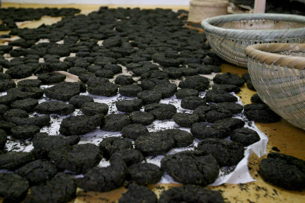 istock A room for making tea with dried tea leaves and fermented into chunks 1250537841