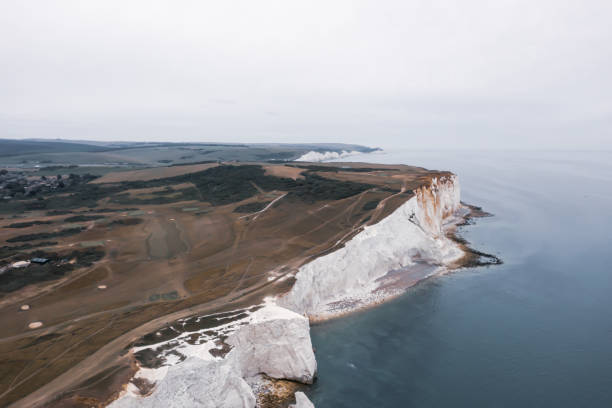 istock beautiful white cliffs with countryside and blue sea 1250542390