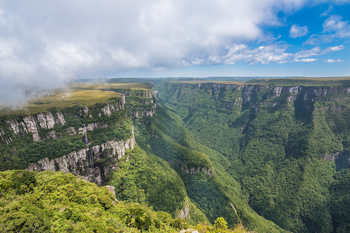 Beautiful landscape of Fortaleza Canyon - Cambara do Sul- Rio Grande do Sul - Brazil