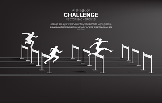 Background concept for competition and challenge in business