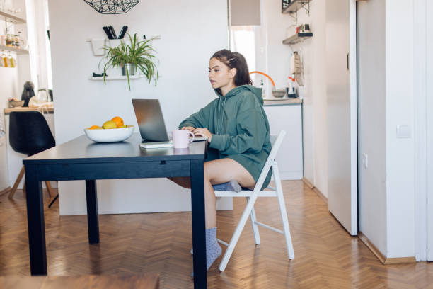 istock Girl learning for her exam at home 1250551230