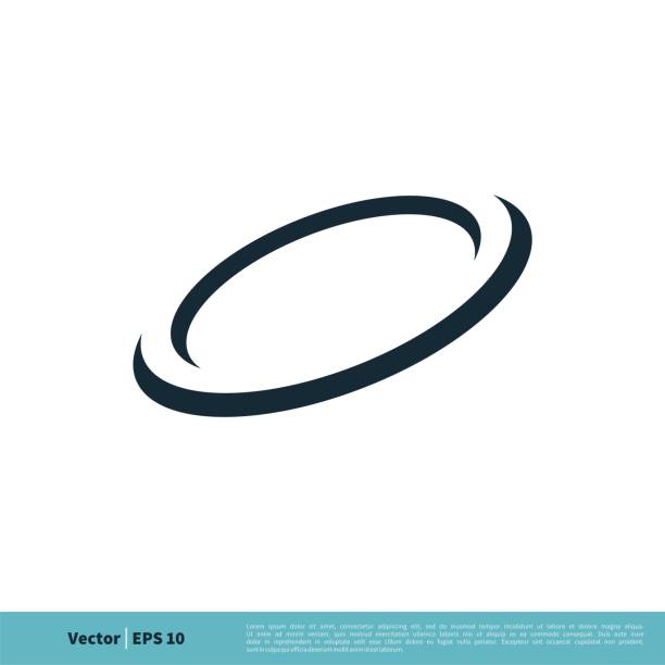 Letter O Ring Swoosh Icon Vector Logo Template Illustration Design. Vector EPS 10. Letter O Ring Swoosh Icon Vector Logo Template Illustration Design. Vector EPS 10. orbiting stock illustrations