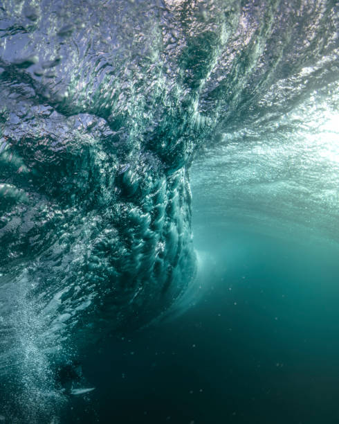 istock Underwater view of a surfer 1250565848