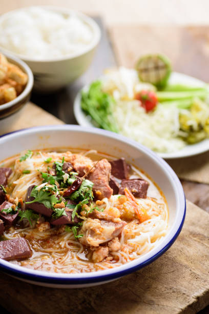 istock Northern Thai food (Kanom Jeen Nam Ngeaw) 1250566372