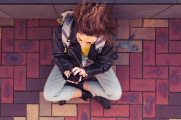 istock Woman on her phone. 1250567396