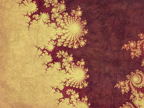 Grunge Style Fractal Design Background for a 90's Revival Theme.
