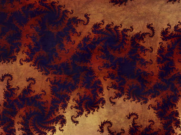 Grunge Style Fractal Design Background for a 90's Revival Theme.