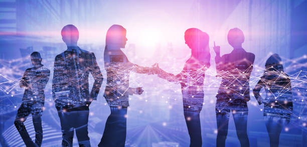 istock Creative image of many business people conference group meeting 1250576800