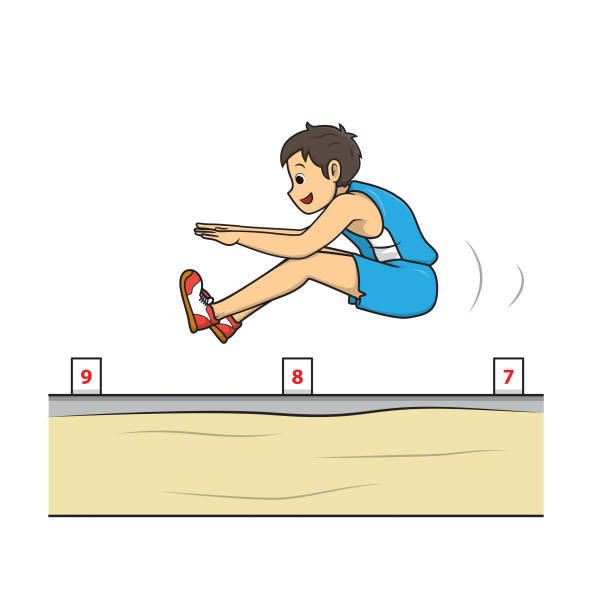 385 Cartoon Of The Long Jump Illustrations & Clip Art - iStock