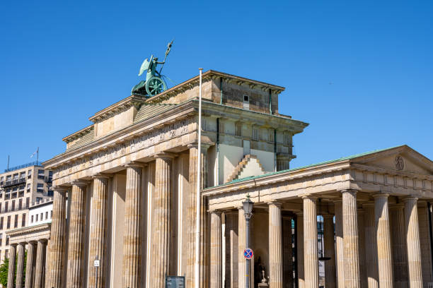 istock The backside of the Brandenburg Gate 1250583798