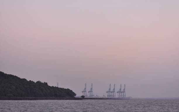 istock View of the mumbai Harbor from a boat. 1250592580