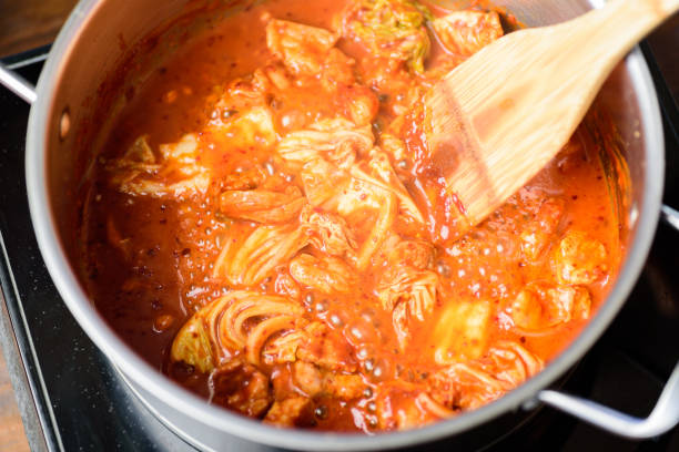 istock Kimchi soup (Kimchi Jjigae), Korean food 1250599484