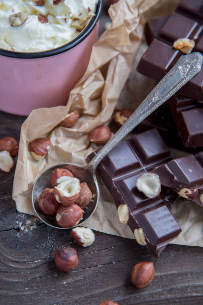 istock Kraft chocolate with different tastes and aromatic coffee 1250609494