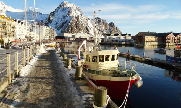 istock The harbor of Svolvaer 1250612582