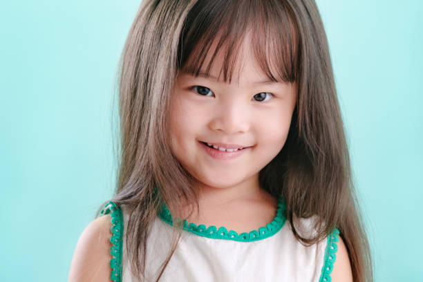 istock The little girl's lovely face 1250613021