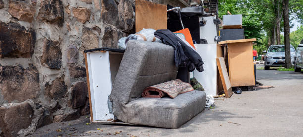 istock Panoramic bulky waste collection Household breakdown on the street 1250613969