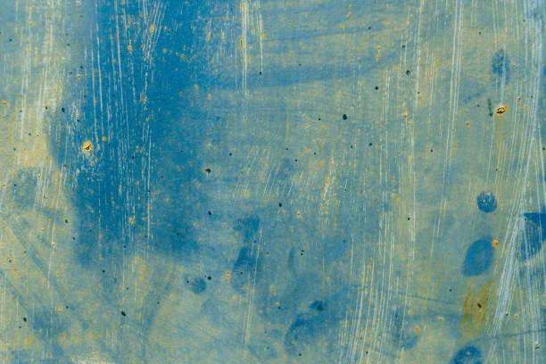 istock Background surface of wall with old paint and scratches 1250622593